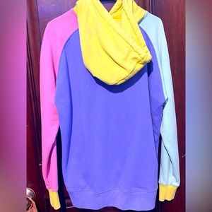 Color block Teddy fresh hoodie